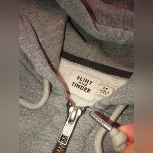 Flint And Tinder 10-Year Full Zip Hoodie Medium